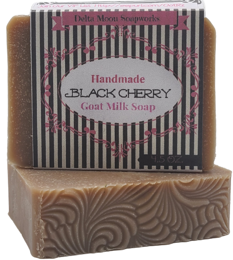Black Cherry Goat Milk Soap, Ready To Ship