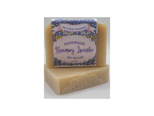 Rosemary Lavender Goat Milk Soap, Ready to Ship