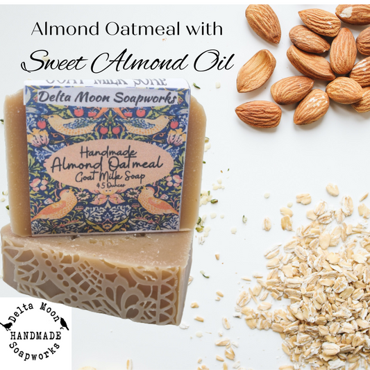 Almond Oatmeal Goat Milk Soap