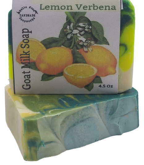 Lemon Verbena Goat Milk Soap, Ready to ship