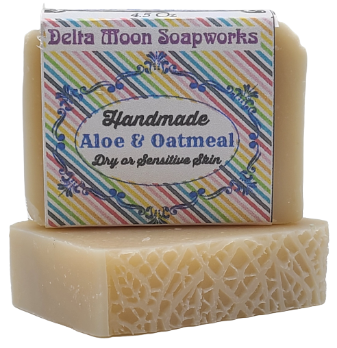 Aloe and Oatmeal Goat Milk Soap, Unscented Soap