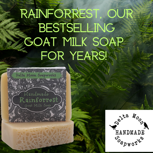 Best Selling Rainforrest Goat Milk Soap, Ready To Ship